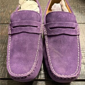 Alfani Purple Suede Men's Slip-Ons